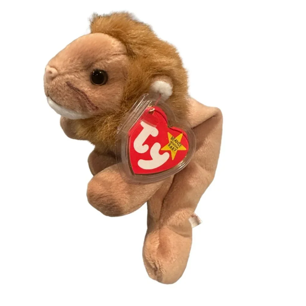 Roary the Lion Ty Beanie Babies NWMT 1999 - Picture 2 of 10